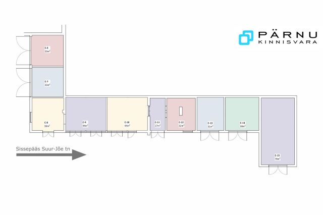 Anda üürile äripind, 1 tuba, Pärnu maakond, Pärnu linn, Vanapargi tn 2-C11