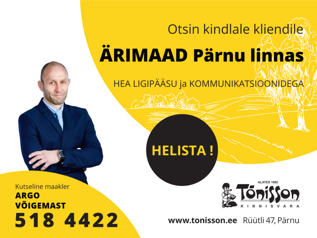 klient soovib osta arimaad parnus